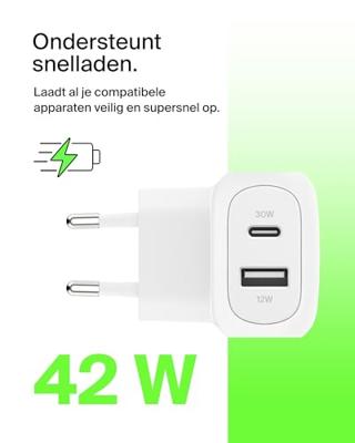Oplader Belkin WCB0009VFWH Wit - thumbnail