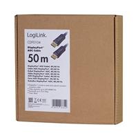 LogiLink DisplayPort AV Aansluitkabel [1x DisplayPort - 1x DisplayPort] 50 m Zwart - thumbnail