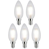 Paulmann 29096 LED-lamp Energielabel F (A - G) E14 Kaars 4.8 W Neutraalwit (Ø x h) 35 mm x 98 mm Filament / Retro-LED 5 stuk(s) - thumbnail