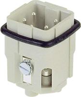 HARTING 09200162613 Pin-inzetstuk Han® A 16 + PE Schroeven 1 stuk(s) Piece - thumbnail