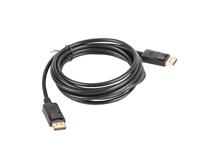 Kabel DisplayPort Lanberg CA-DPDP-10CC-0030-BK Zwart 3 m - thumbnail