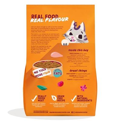 Edgard & Cooper graanvrij kip kattenvoer 4kg