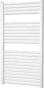 Designradiator BWS Palian met Zijaansluiting 111,1x50 cm 519 Watt Wit Structuur