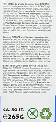 BF PETFOOD SCHAPENVET MINI BONBONS KNOFLOOK - thumbnail