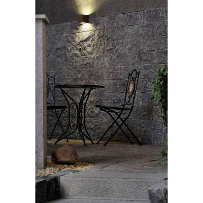 SLV MuurlampSitra Cube Up - Down GX53 bruin - 232537