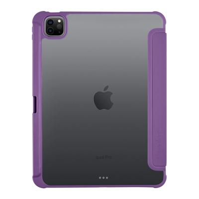 Pomologic BookFold pencil hoesje iPad Pro 11" (M4/M5) - Clear/Purple