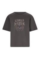 Like Flo winter slub jersey t-shirt meisjes teens - grijs - Eleah - thumbnail