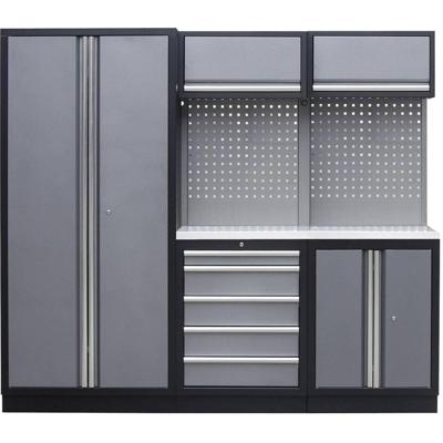 Kunzer WESS1 Werkplaatsmodule (b x h x d) 2275 x 2000 x 458 mm Zwart, Grijs