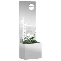 VidaXL Tuin privacy screen fretwerk zilver 50 x 32 x 150 cm - thumbnail