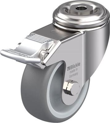 Blickle LKRXA-TPA 80G-11-FI Zwenkwiel met rem Wieldiameter: 80 mm Draagvermogen (max.): 100 kg 1 stuk(s)