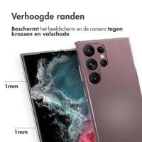 Accezz Clear Backcover Samsung Galaxy S23 Ultra Telefoonhoesje Transparant - thumbnail