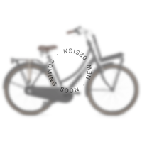 Popal Daily Dutch Prestige 28 Inch 47 cm Dames 3V Terugtraprem Matzwart - thumbnail