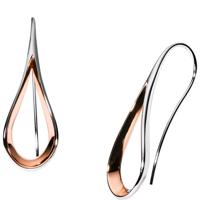 Skagen SKJ1230998 oorbel Roestvrijstaal Goud, Zilver Vrouw - thumbnail