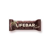 Lifefood Lifebar inchoco chocolade vanille raw bio 40 Gram - thumbnail