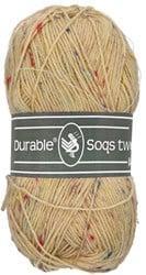 Durable Soqs tweed 409 Bleached Sand - Haakgaren / Breigaren