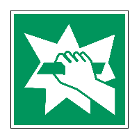 Breken om toegang te krijgen - 200 x 200 mm - Sticker - thumbnail