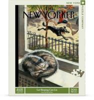 New York Puzzle Company Laat Slapende Katten Liggen - 500 stukjes - thumbnail