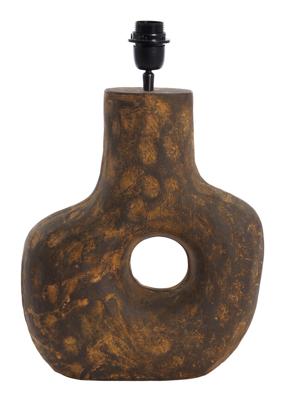 Light & Living Tafellamp 'Tarugi' 48cm, kleur Antiek Bruin (excl. kap)