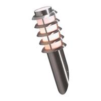 Konstsmide Trento 7560-000 Buitenlamp (wand) Spaarlamp, LED E27 11 W RVS - thumbnail