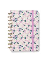 HEMA Notitieboek A6 gelinieerd bloemen (multi) - thumbnail