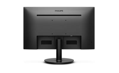 Philips Monitoren, 221V8/00-22 inch, FHD, 75 Hz, VA, Flicker Free, VESA (1920 x 1080, 200 CD/m², D-Sub, HDMI), zwart