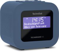 TechniSat TECHNIRADIO 40 Klok Digitaal Blauw, Grijs - thumbnail