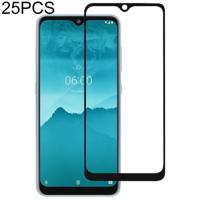 25 stuks voor Nokia 6 2 Full cover ScreenProtector gehard glas film - thumbnail