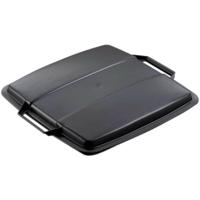 Durable Durabin Eco 90 1800506221 Deksel Kunststof (b x h x d) 507 x 60 x 470 mm Zwart 1 stuk(s) - thumbnail