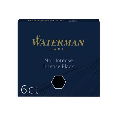 Waterman inktpatronen zwart 6X