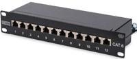 Digitus CAT 6, Cl. E patchpaneel 1U zwart 12x RJ-45 - thumbnail