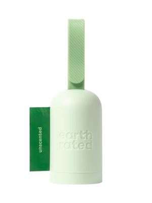 EARTH RATED POEPZAKHOUDER GEURLOOS MET 15 POEPZAKJES GERECYCLED