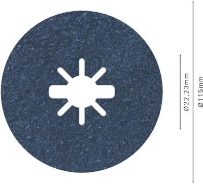 Bosch Accessoires X-LOCK Fiberschijf, 115mm, G 80, R574, Best for Metal - 1 stuk(s) - 2608619156 Bosch Accessoires X-LOCK Fiberschijf, 115mm, G 80, R574, Best for Metal - 1 stuk(s) - 2608619156