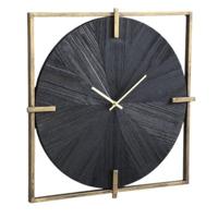 PTMD wandklok oxxo goudkleurig/zwart 53 cm | 2 stuks - thumbnail