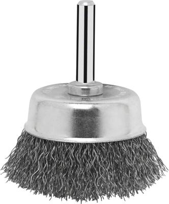 Bosch Accessories Komborstel, staal, gegolfde draad, 70 mm, 0,3 mm, 4500 omw/min Bosch Power Tools Schacht-Ø 6 mm 1609200270 1 stuk(s)