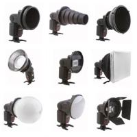 Falcon eyes universele speedlite camera flitser strobist set sga-k9 - thumbnail