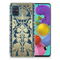 Samsung Galaxy A51 | TPU Case | Beige Flowers - thumbnail
