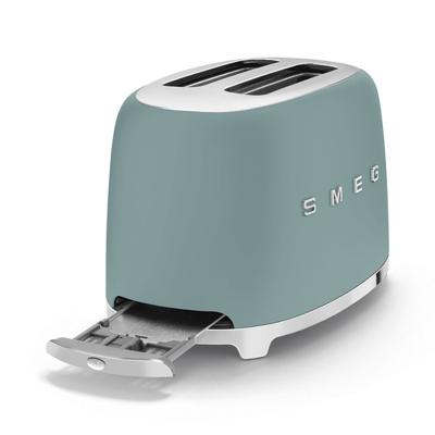 Smeg TSF01EGMEU broodrooster 2x2, emerald green