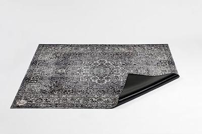 DRUMnBASE VP185-GRY Vintage Persian Grey drum/stage mat 185 x 160 cm