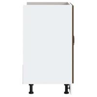 Spoelbakonderkast Kalmar 80x46x81,5 cm hout bruin eikenkleurig - thumbnail