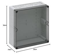 Spelsberg AKL 2-t Installatiebehuizing 300 x 300 x 132 Polystereen (EPS) Grijs 1 stuk(s) - thumbnail