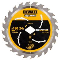 DeWalt Accessoires Extreme Runtime Cirkelzaagblad voor DCS577 190mm 24T (ruitvormig asgat) - DT40270-QZ - thumbnail