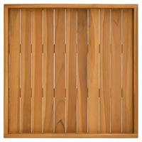 VidaXL Dienblad 60x60 cm massief teakhout - thumbnail