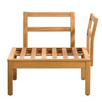 Hoekfauteuil Orleàns - eucalyptushout - 78x78x65 cm - thumbnail