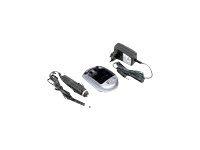 Yanec basisstation acculader zilver - thumbnail