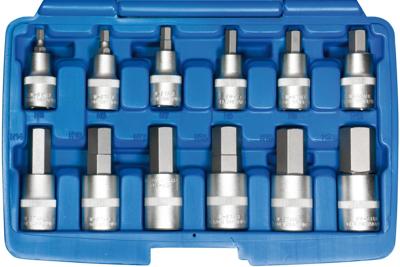 SW STAHL Sw-stahl dopsleutel set inside hexagon set 1/2" 12 pcs. bw-steel