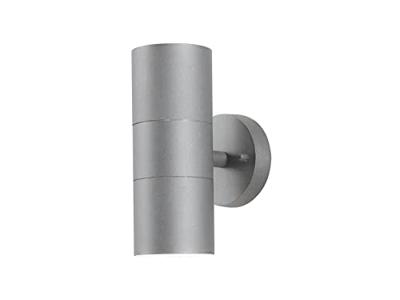 KonstSmide WandspotModena Up - Down 2-lichts 19cm grijs - 7656-300
