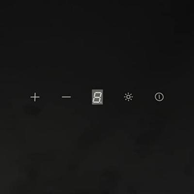 VidaXL Wandafzuigkap 90 cm staal en gehard glas zwart