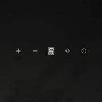 VidaXL Wandafzuigkap 90 cm staal en gehard glas zwart - thumbnail