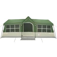 Gezinstent Groen en beige 622 x 295 x 238 cm Polyester en staal - thumbnail