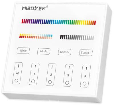 Mi-light rgb-cct draadloze opbouw schakelaar 2.4g led0202 Mi-light rgb-cct draadloze opbouw schakelaar 2.4g led0202